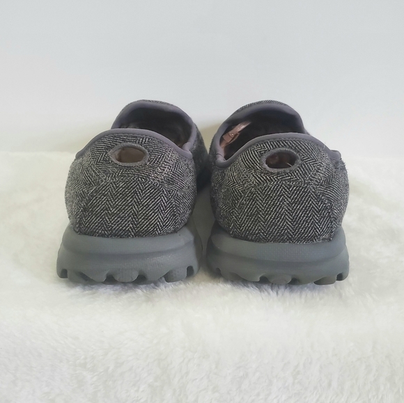 SKECHERS Go Walk Affix Gray Tweed Slip On Walking Shoes Size 7 - Picture 6 of 11
